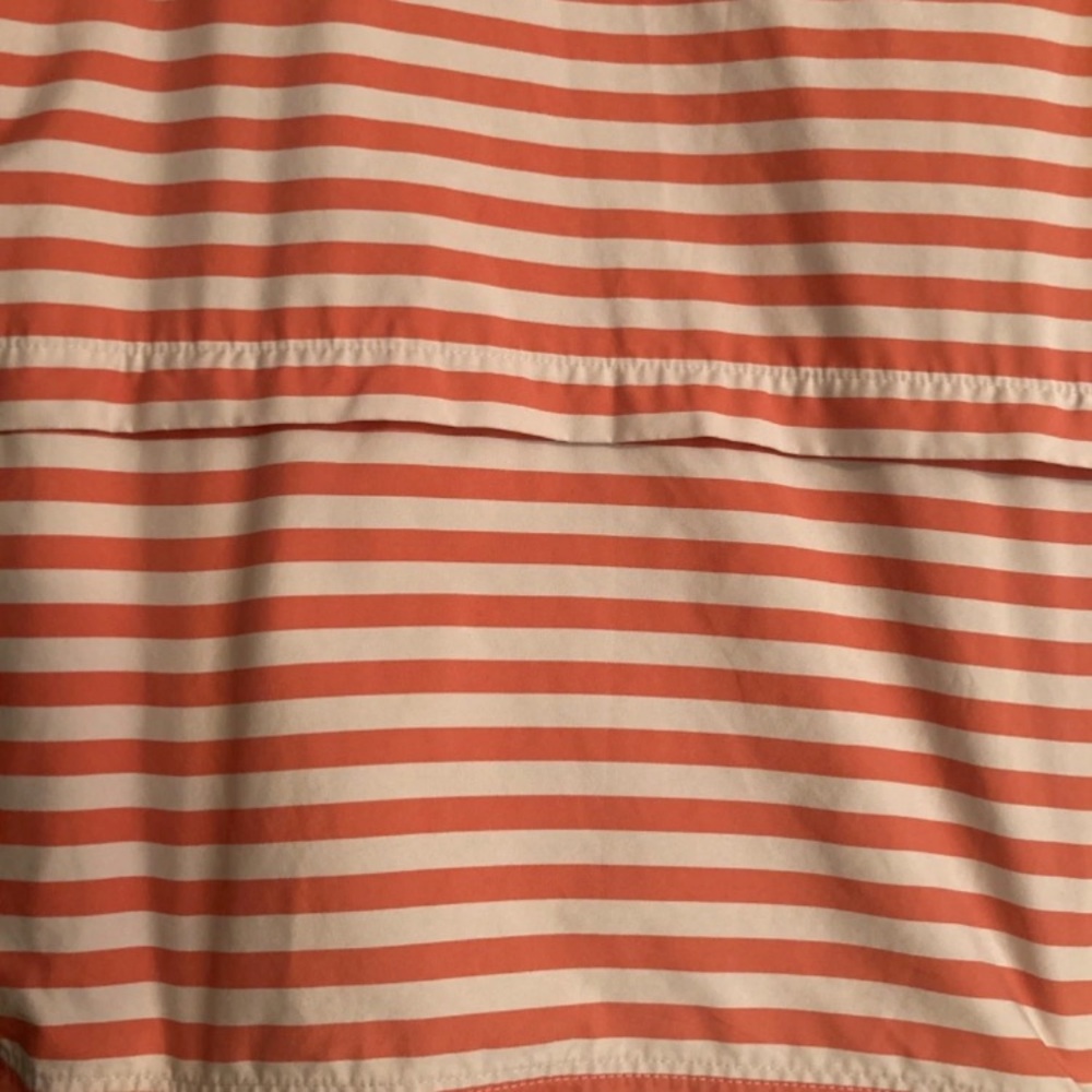 Women's Lafayette 148 NY Striped Lightweight Peach Rose & Tan Jacket - Picture 9 of 16